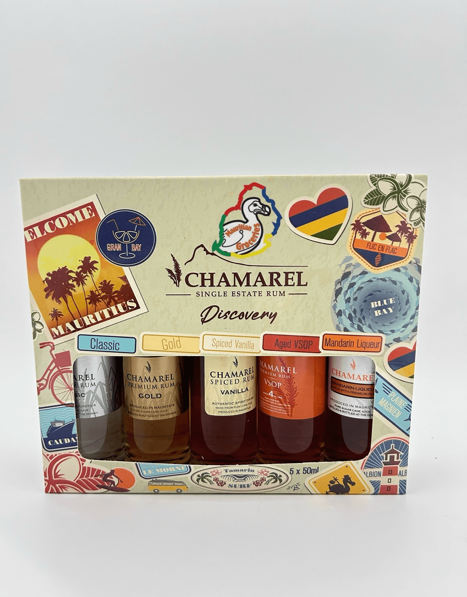 CHAMAREL SINGLE ESTATE RUM / RHUM — 2 Packs Of 5 X 50 ml product image 2