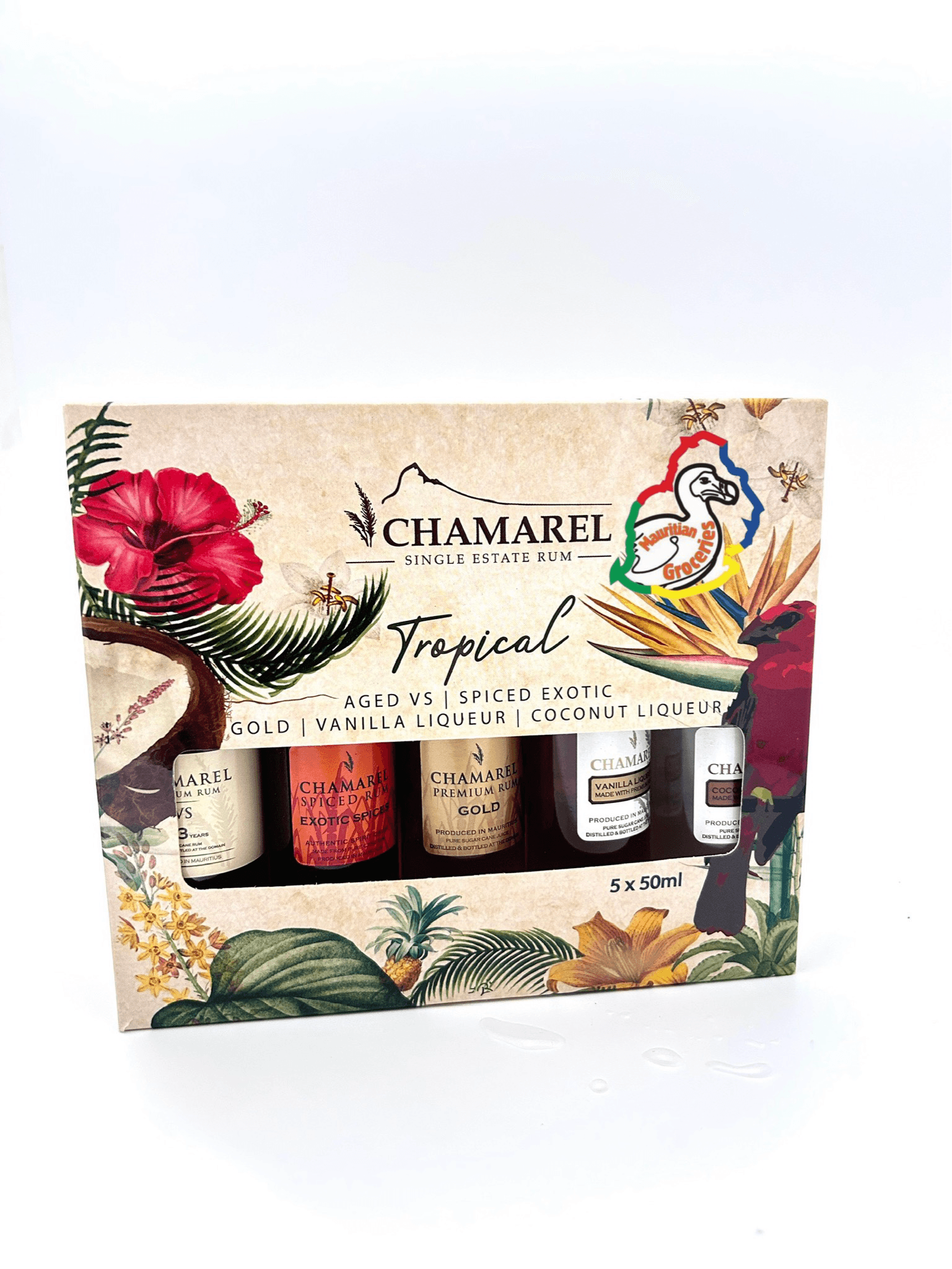 CHAMAREL SINGLE ESTATE RUM / RHUM — 2 Packs Of 5 X 50 ml product image 3