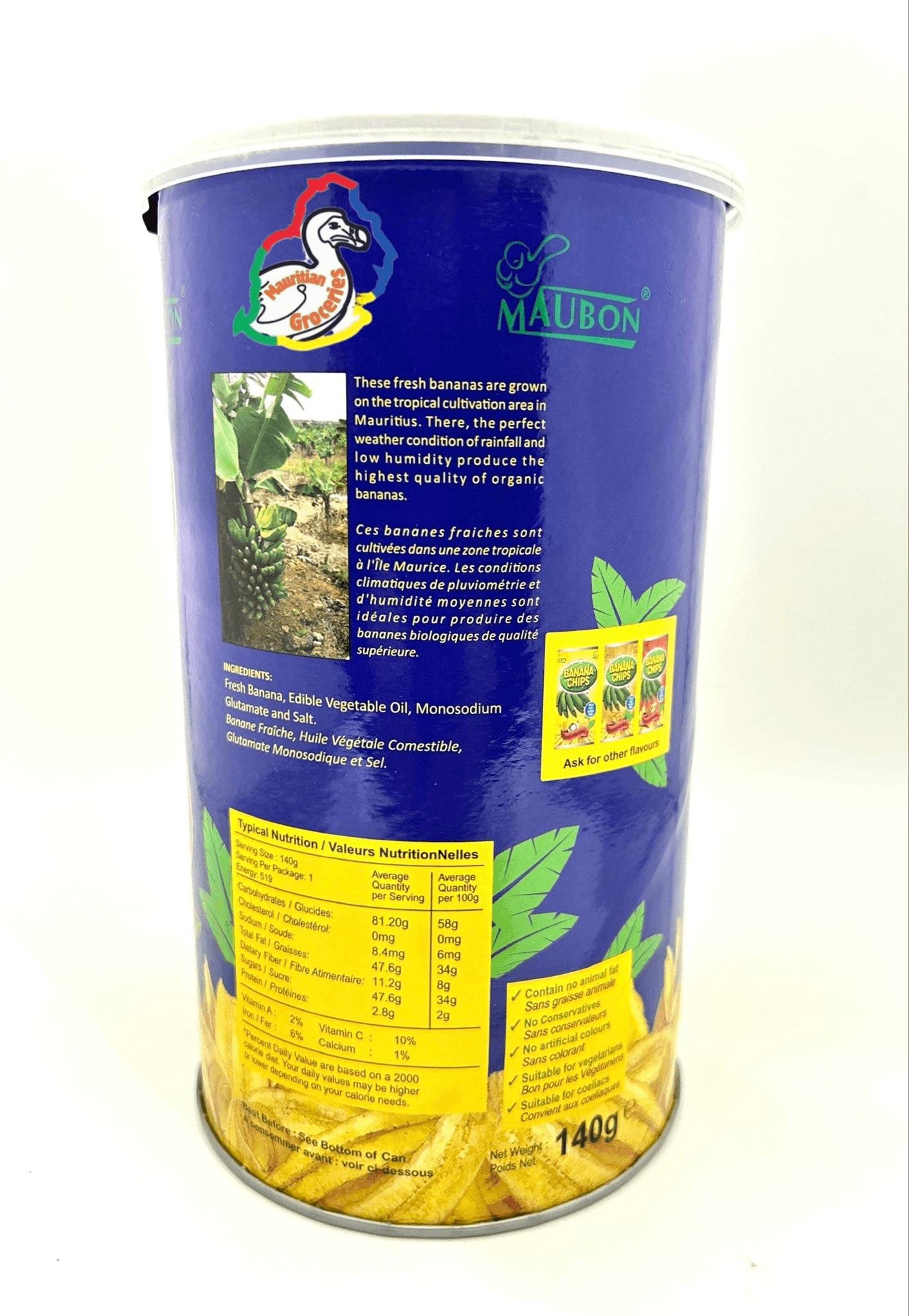 Banana Chips Tub 140g product image 4