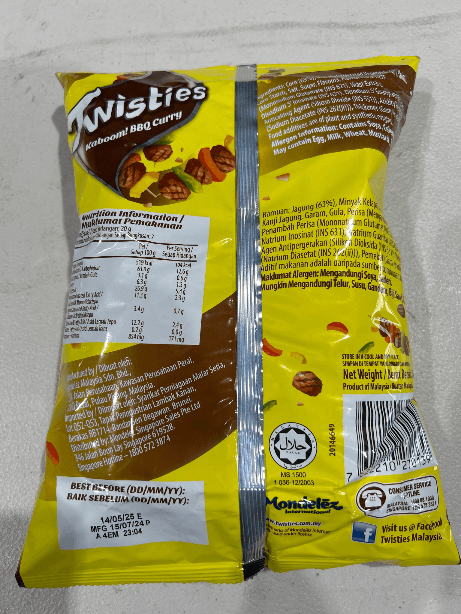 Twisties BBQ Big Family Pack 140g product image 2
