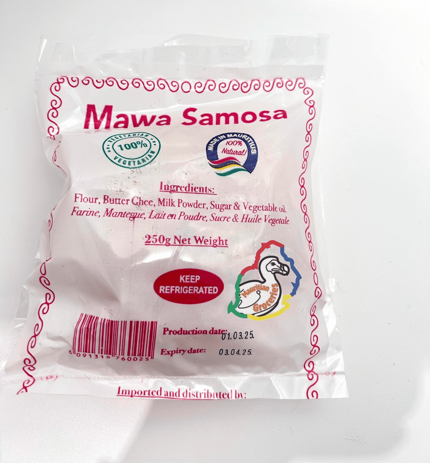 Mawa Samosa / Samousa 5 Mini Mawa 250g product image 2