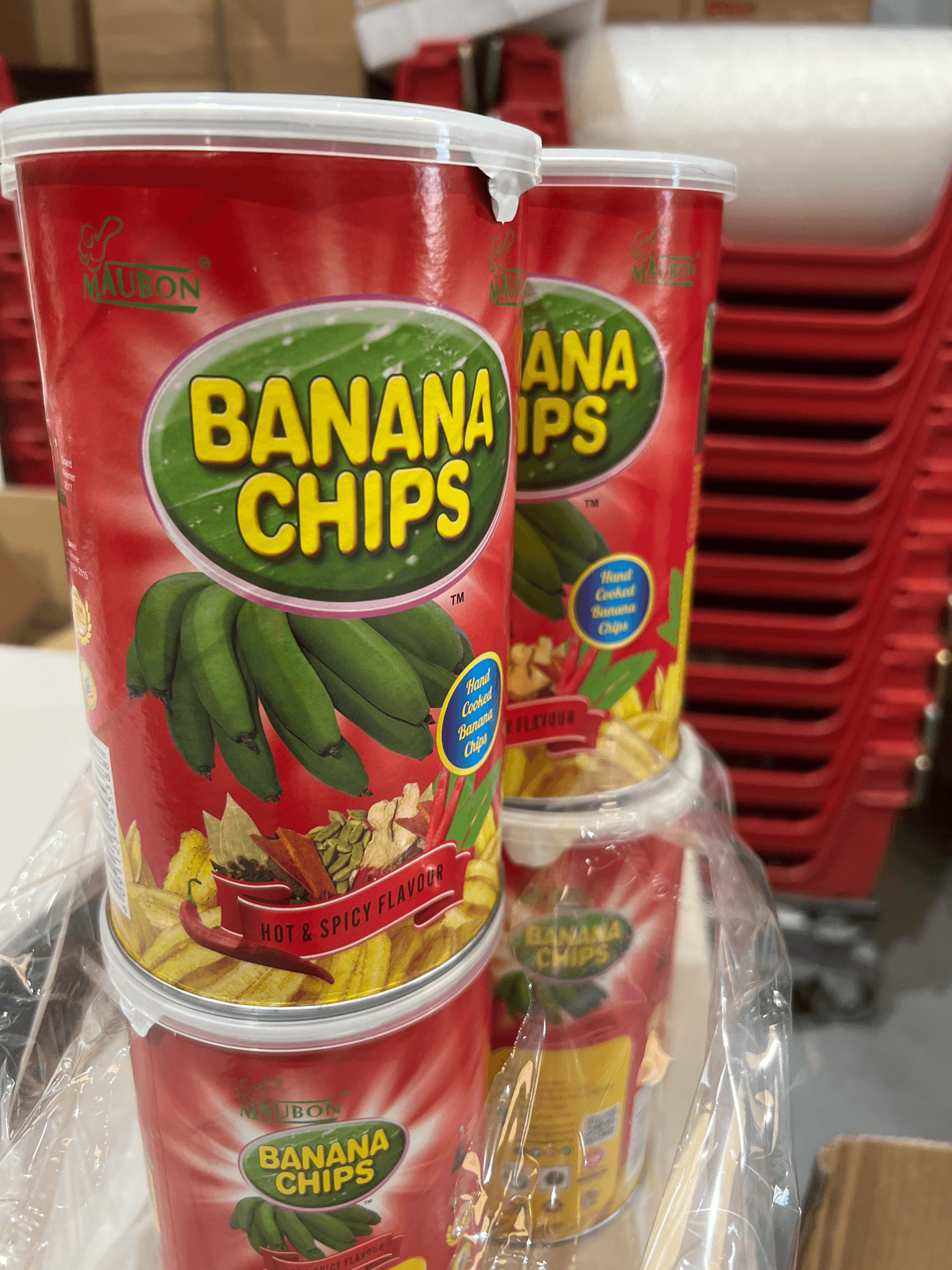 Banana Chips Tub Spicy 140g product image 2