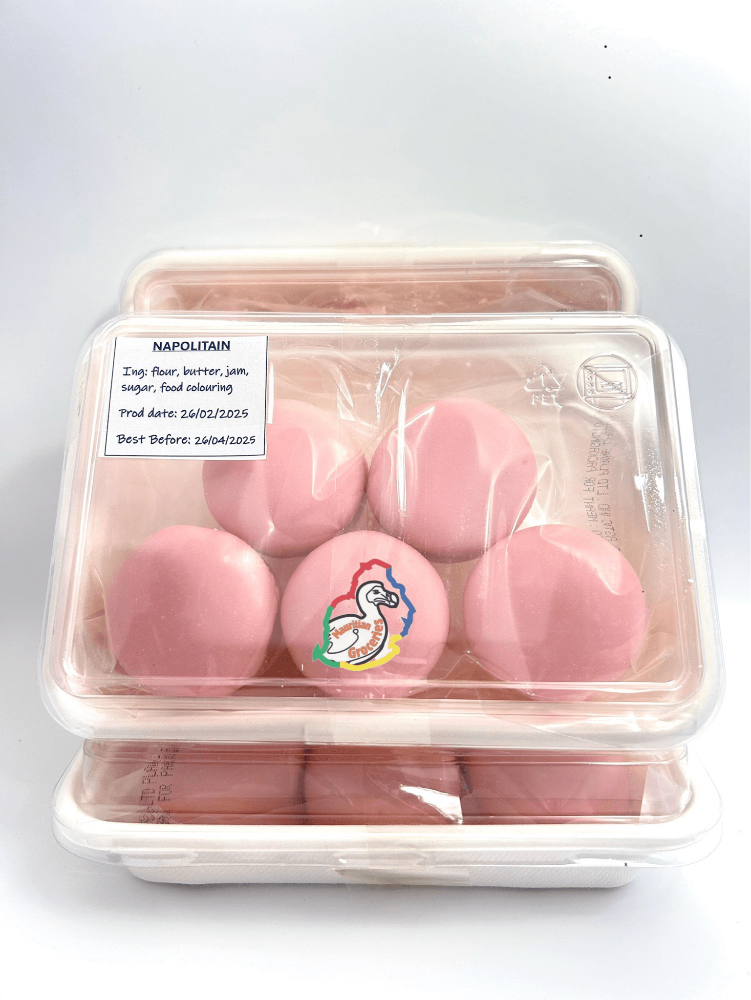 Mini Napolitaine Pink Or White X 5 Singles