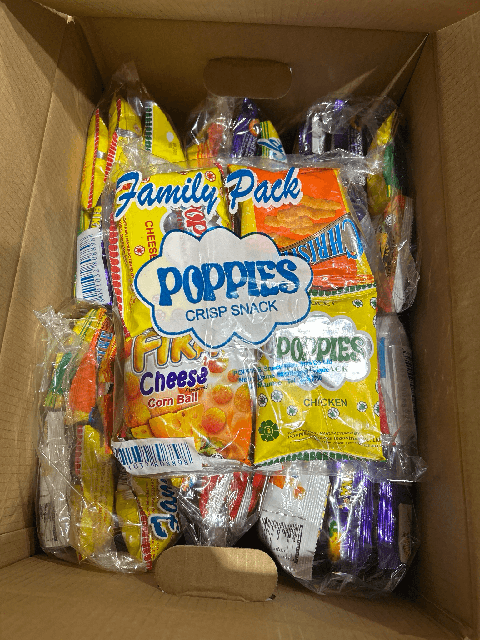 Poppies Crisp Pack Of 12 Mix&Match Flavours (12g Each Packet)